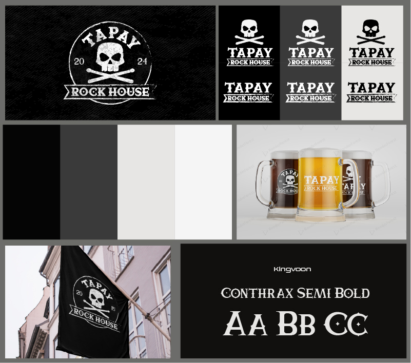 paleta color tapay rock house